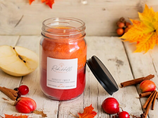 Harvest Ember scented jar candles