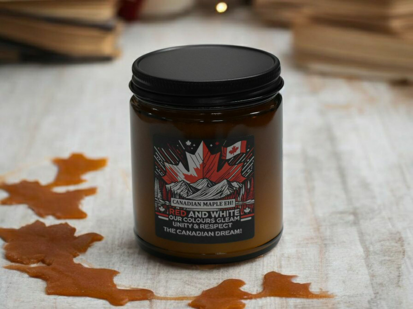 buttery Maple Syrup scented Jars