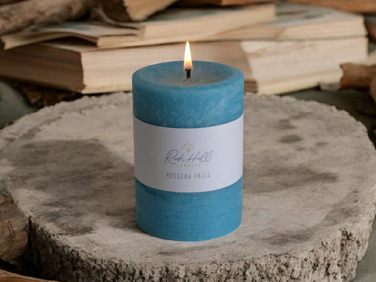 Rosseau Falls Scented Rustic Pillars