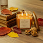 Caramel Apple Walnut scented jar candles