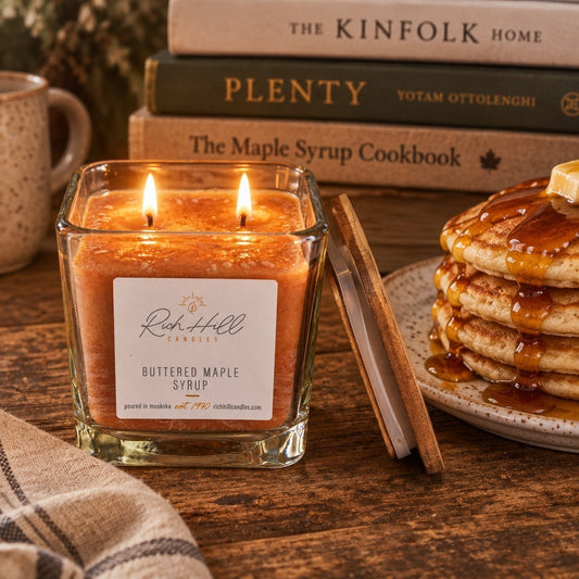 Buttered Maple Syrup Scented Jars