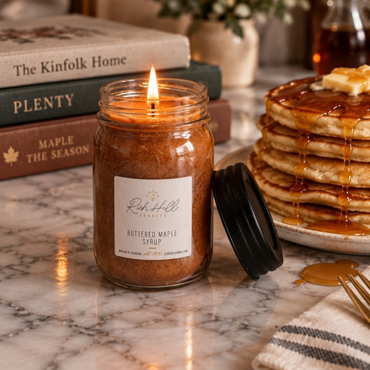 Buttered Maple Syrup Scented Jars