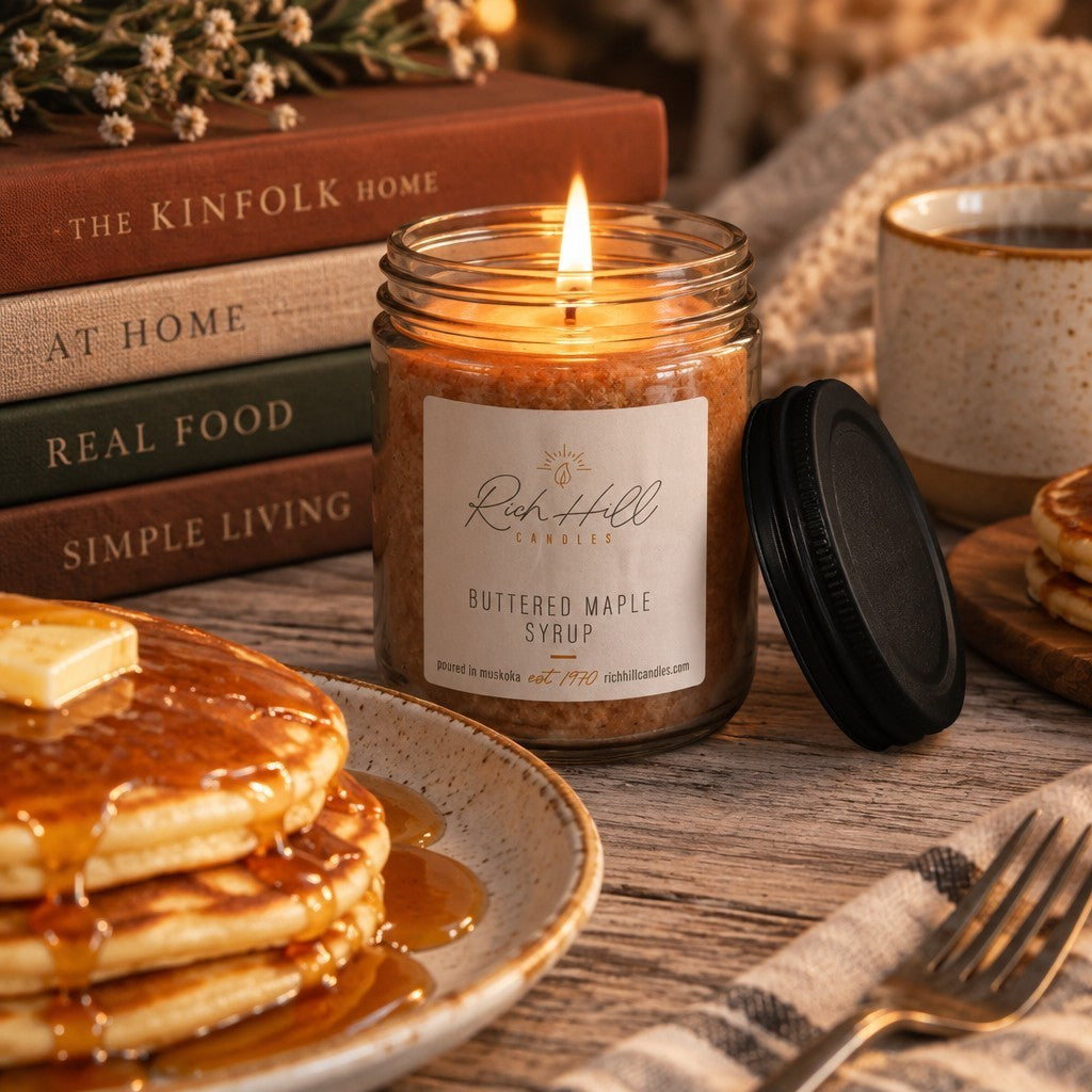 Buttered Maple Syrup Scented Jars