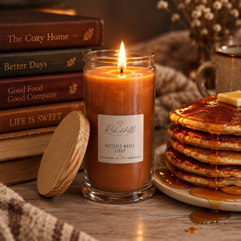 Buttered Maple Syrup Scented Jars
