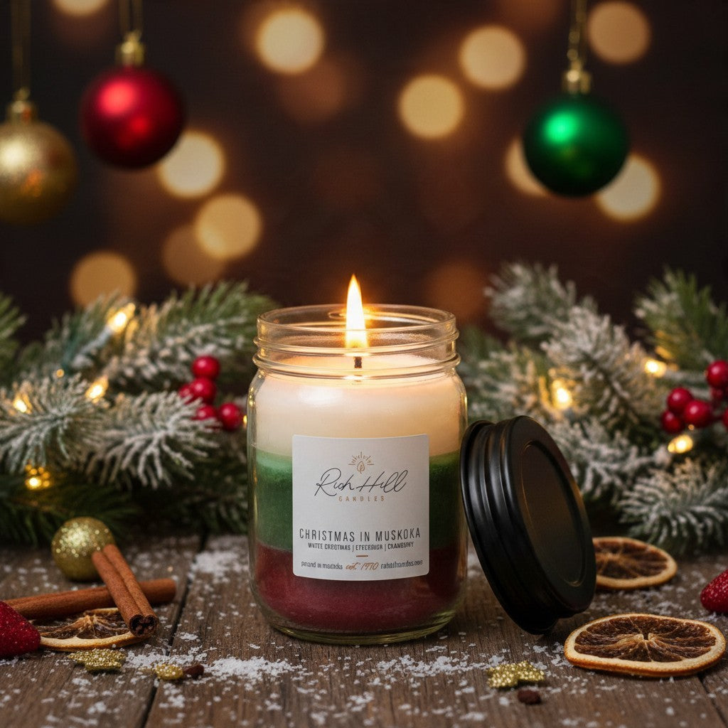 Christmas In Muskoka 3 Layered Scented Jar Candle