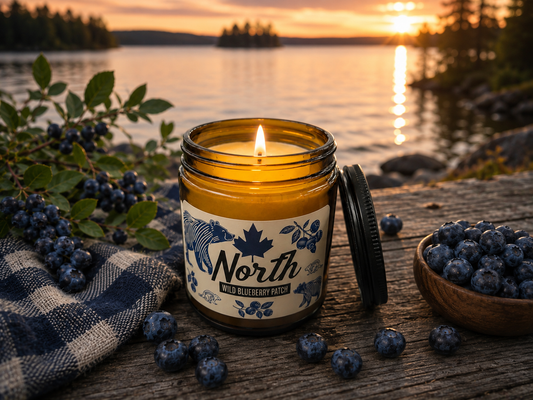 North Wild Blueberry Patch scented Jars
