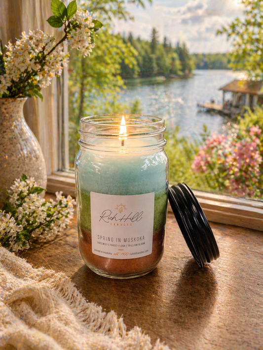 Spring In Muskoka - Lake Mist, Forest Floor, Trillium Bloom | Layered Luxury Cottage Scent