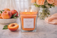 Juicy Peach Sorbet scented jar candles