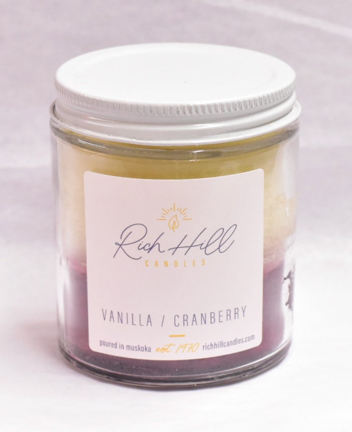 Vanilla Cranberry Scented 2 Layer Jar