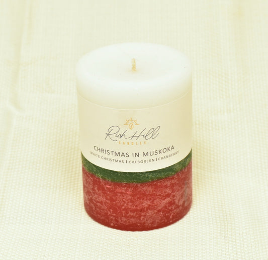 Christmas in Muskoka Triple Layer Pillars